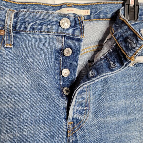 Levi's Premium Big E Wedgie Fit 501s, Sz 32 - Picture 5 of 8